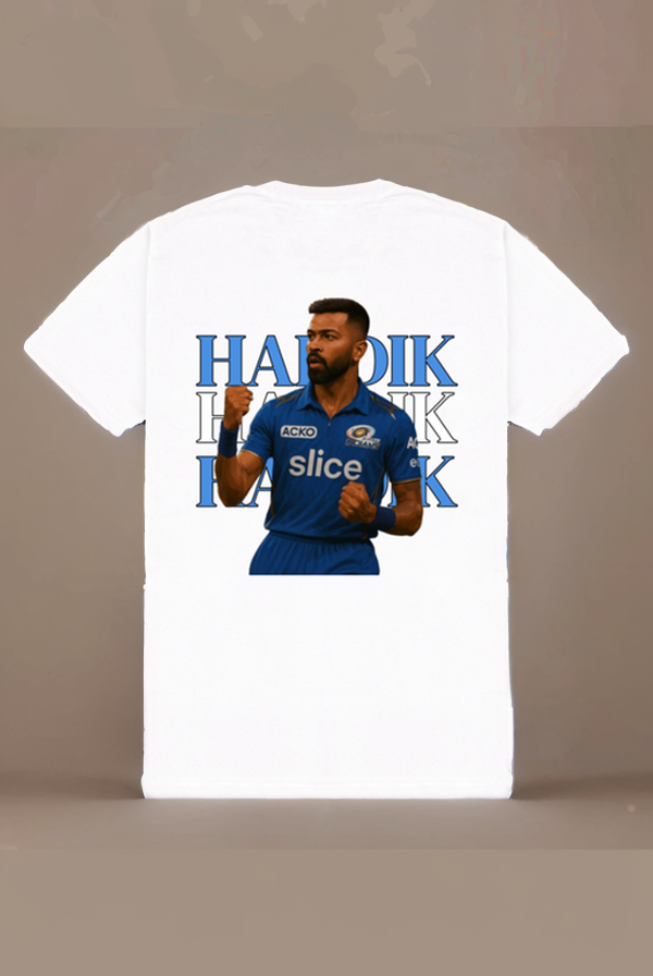π Mumbai Indians x Hardik Pandya Edition β Premium Cotton T-Shirt